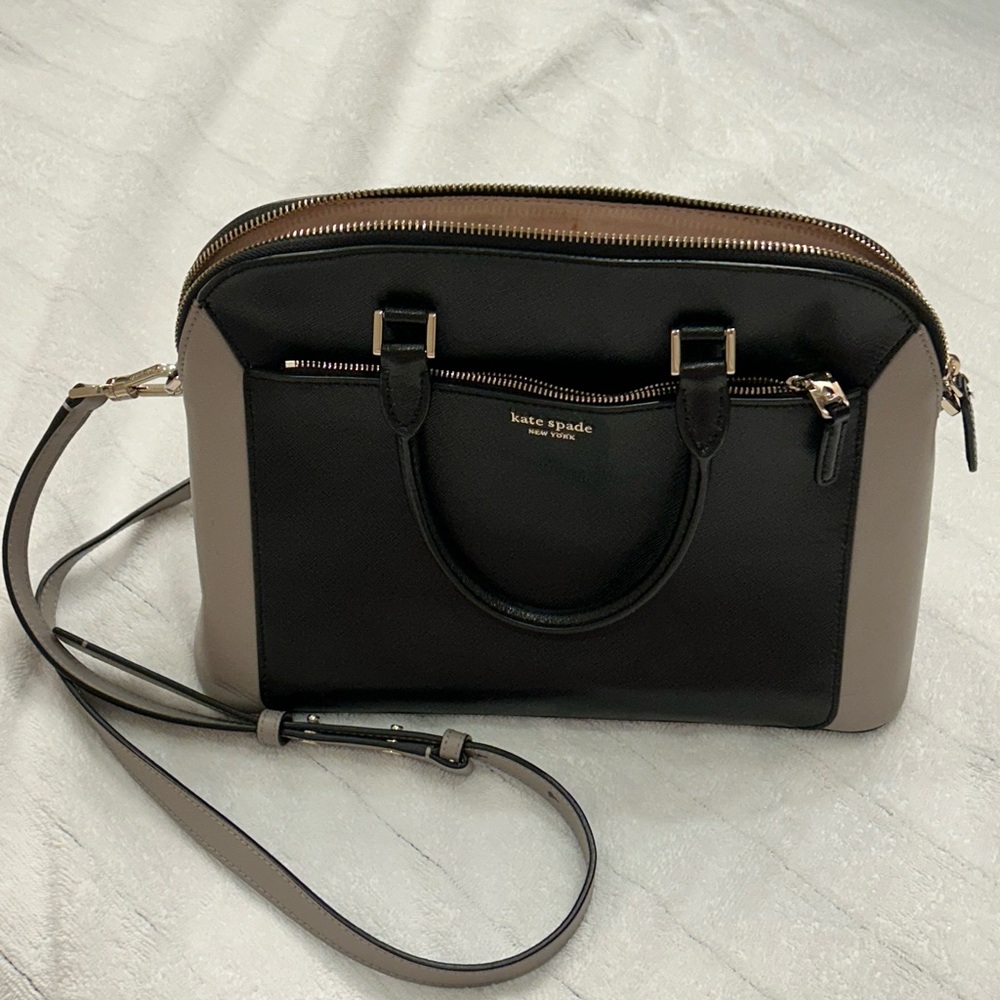 Kate Spade Black and Brown Satchel
